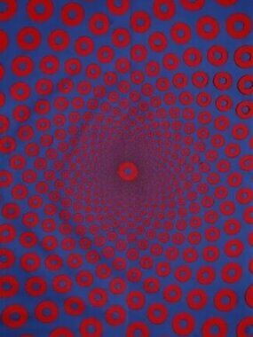 Phish 3D Donut Vortex Tapestry ~ 30" x 45" ~ w/Corner Loops ~ Brand New!